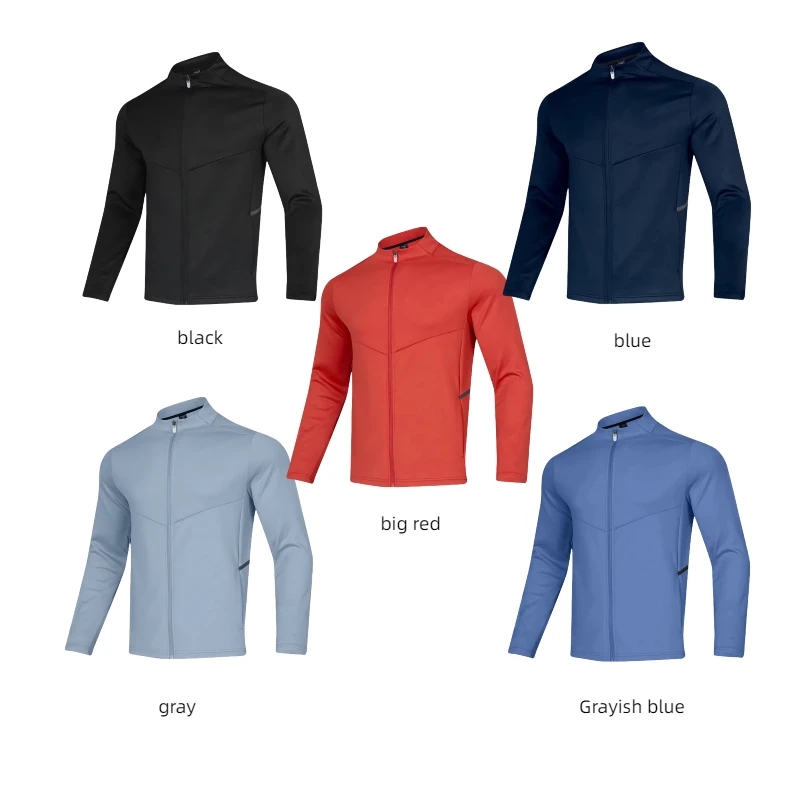 Chaqueta cálida de entrenamiento transpirable Simple de Color sólido que combina con todo para hombres y mujeres, pareja de Deportes de otoño e invierno