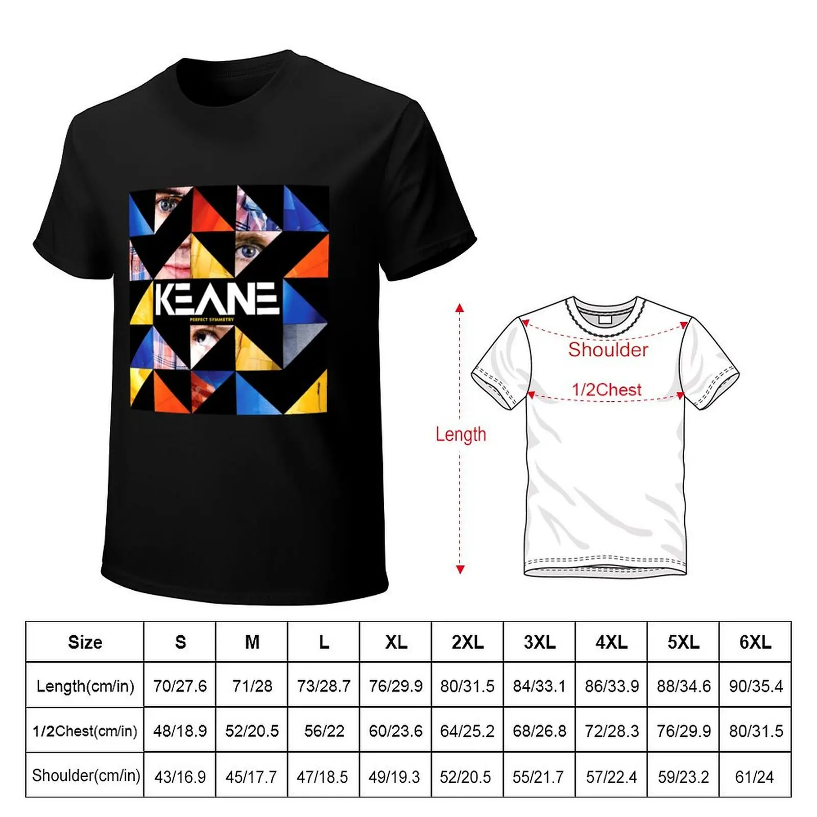 Keane perfect symmetry T-Shirt funny t shirts dark humor T-Shirt