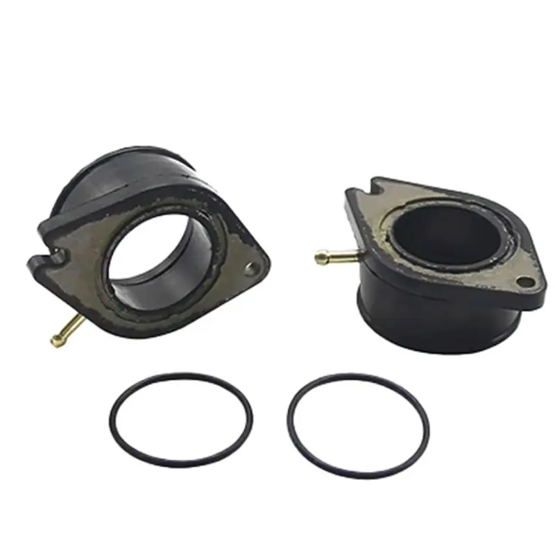For XV700 XV750 XV920 Carburetor Intake Manifold Adapter 2Pcs For Motorcycle- Works Virago 1100, XV1100, XV 700/750/920-T