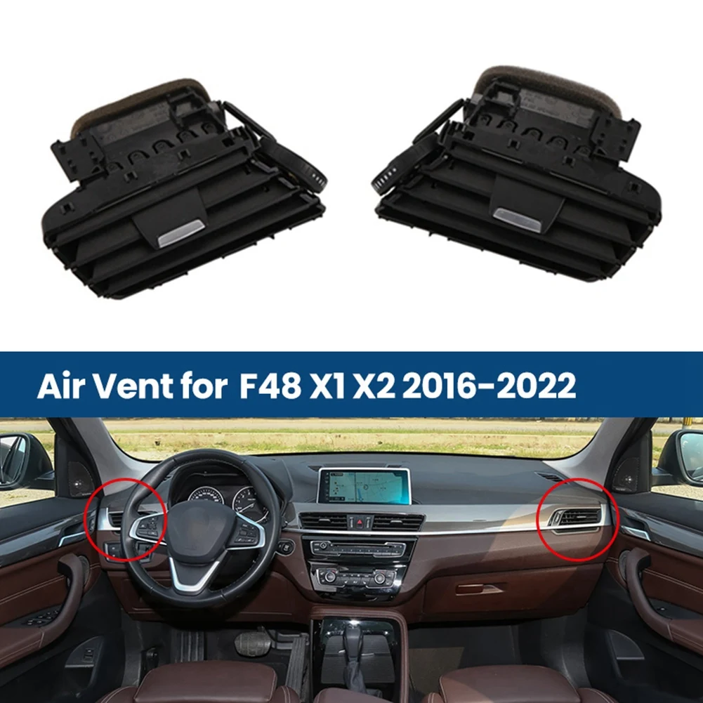 Auto Dash Dashboard A/C Ac Wärme Air Vent Für BMW F48 X1 X2 2016-2023