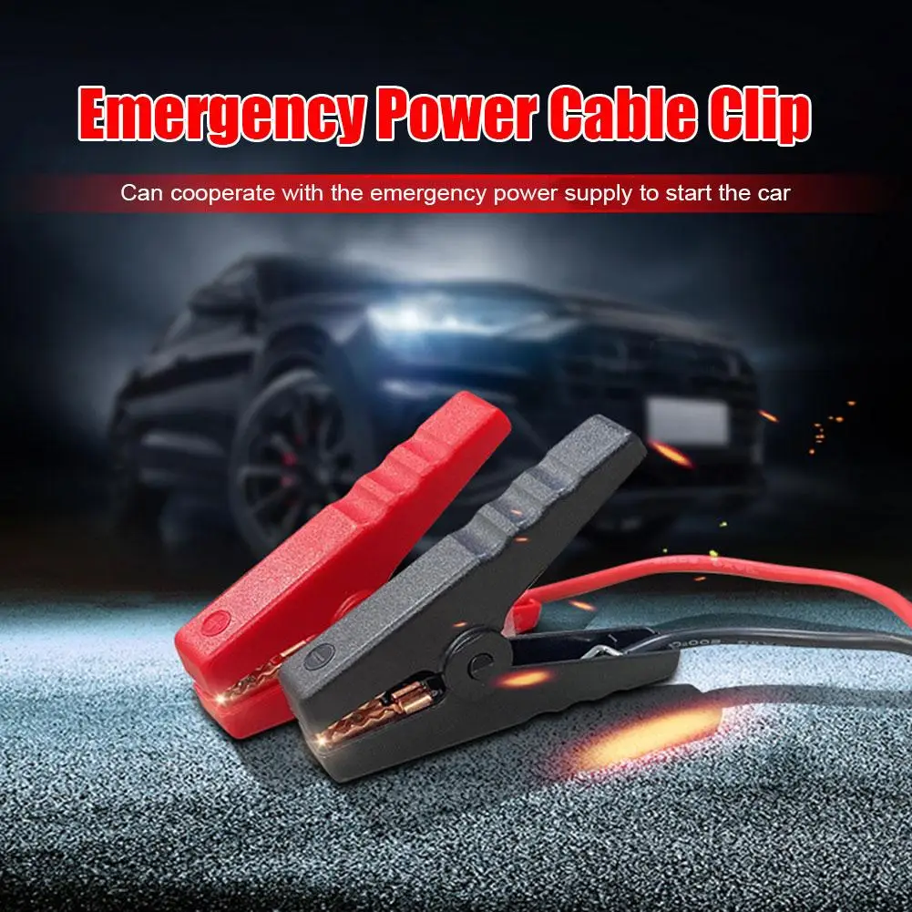 Car Jump Starter Cable Clamps Auto Emergency Power Relay Smart Clip Battery Booster Clamp Cable Car Accessories