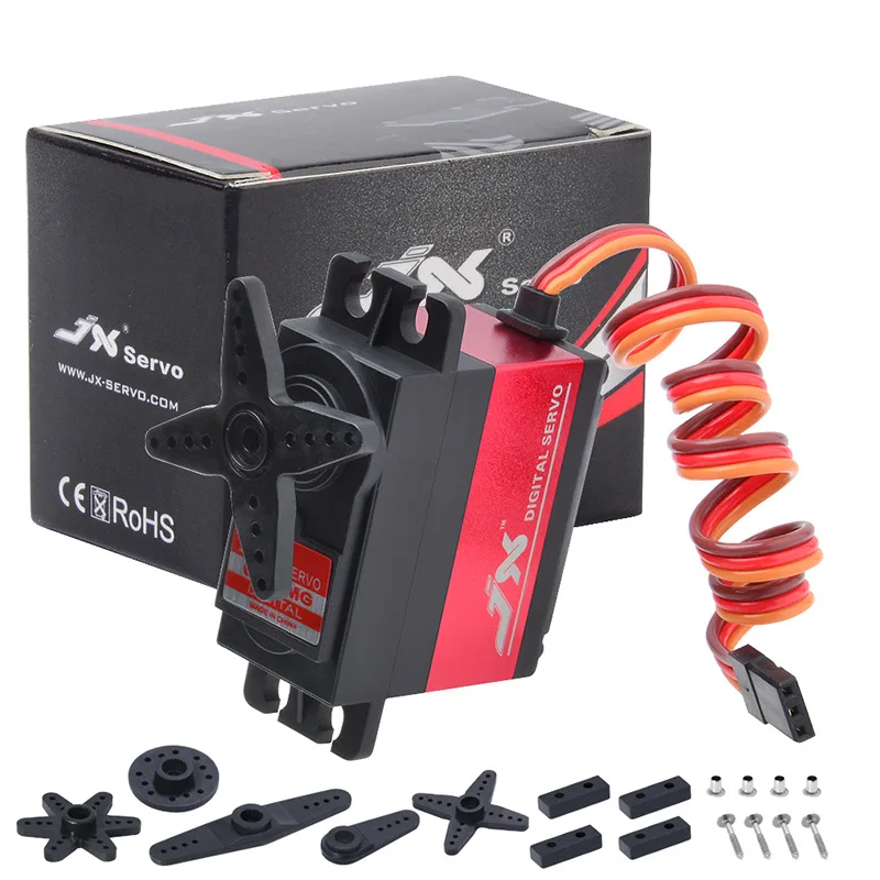 Servo JX Servo PDI-6208MG 8KG Sports Car Drift Car Model Aircraft Servo, Digital JX Servo, (Instrument Parts & Accessories)