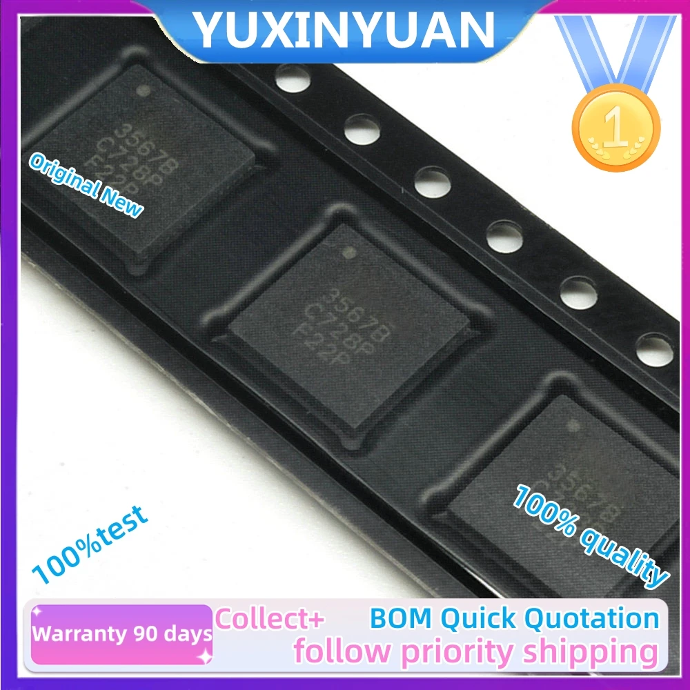 1PCs/Lot 100%New Original  IR3567B QFN56 IR3553M IR3556M IR35217 IR3567B IR35411M IC LCD CHIP YUXINYUAN IN STOCK,100%Test 