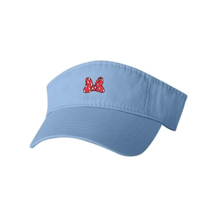 

Go All Out Adult Bow with Polka Dots Embroide Visor Dad Hat