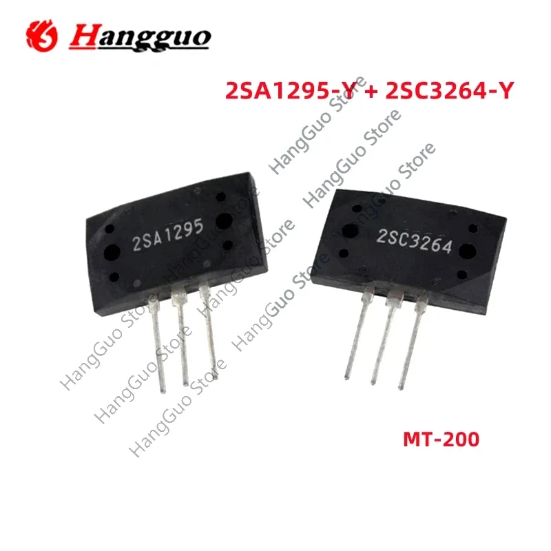 4 PCS=2pair Original 2SA1295-Y 2SC3264-Y 2SA1295 2SC3264 MT-200 High Power Amplifier