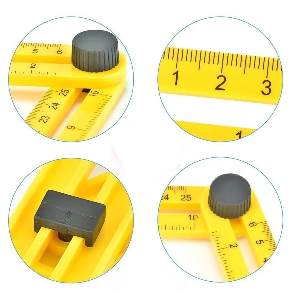 Protractor Multi Angle Ruler Template 4 Folding Angle Measuring Tool Brick Tile Wood Corner Products Foldable Ruler