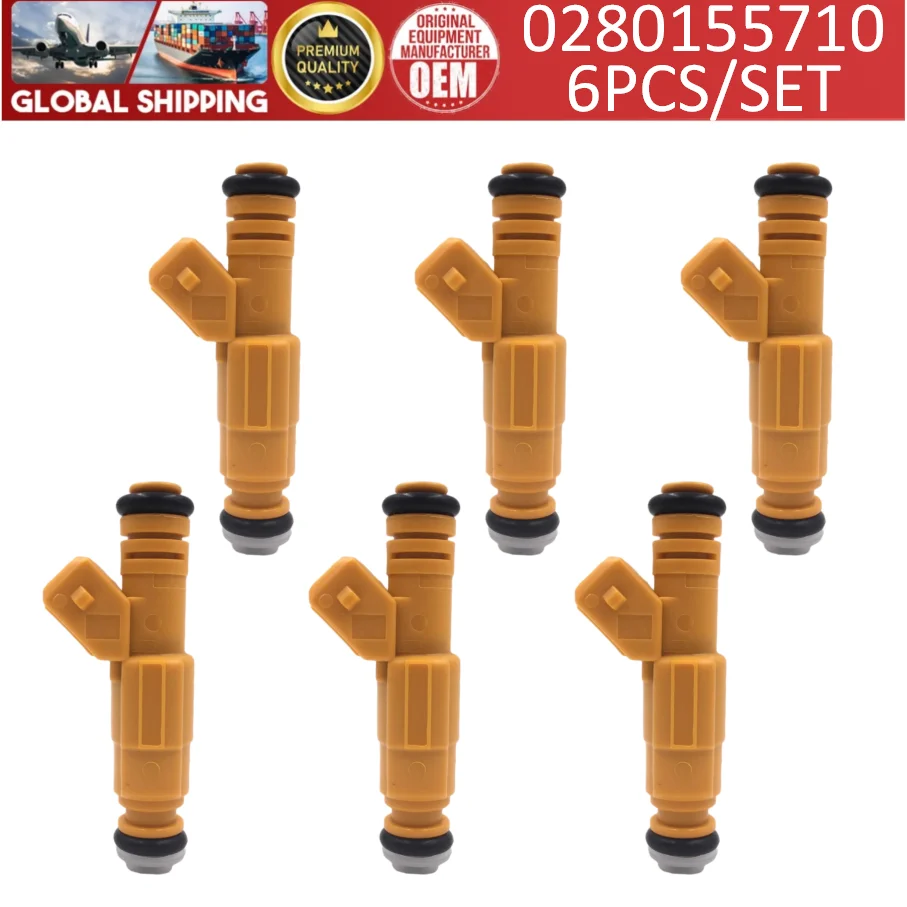 0280155710 High Quality 6/8pcs Fuel Injectors For Ford Explorer Thunderbird Lincoln Town Car Mercury Cougar Mountaineer 4.6L5.0L