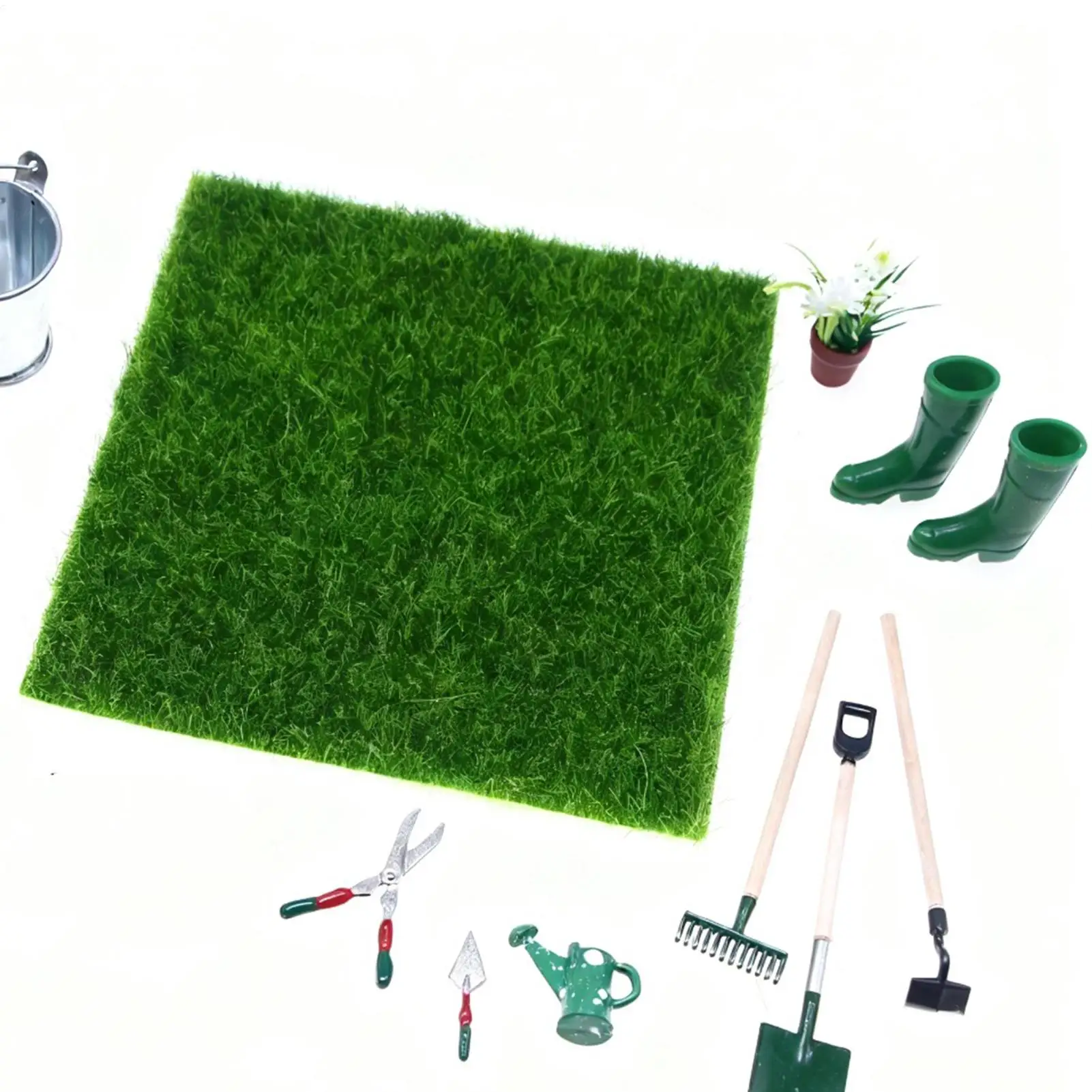 Acessórios para casa de fadas, decorações em miniatura, 12 peças, gnome, jardim, ferramentas agrícolas para colecionadores, meninos, meninas, crianças, quintal