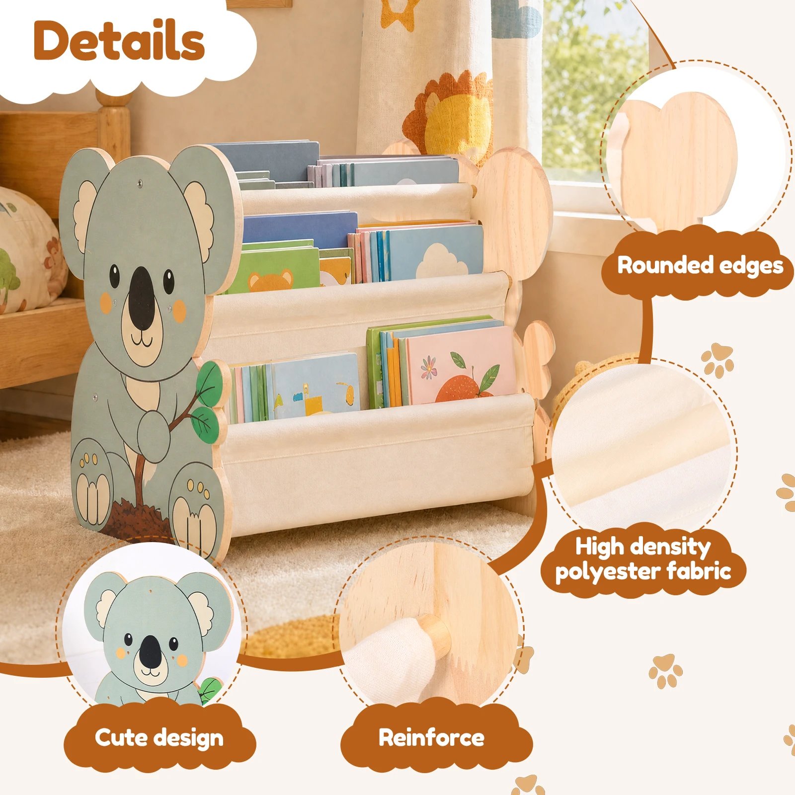 Étagère à livres pour enfants  - Baby Nursery Shelf avis et prix