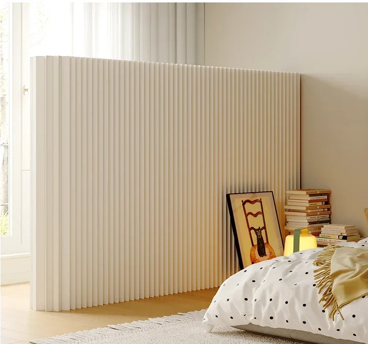 

paper screen partition wall folding organ paper wall living room live stream background board room partition screen divider