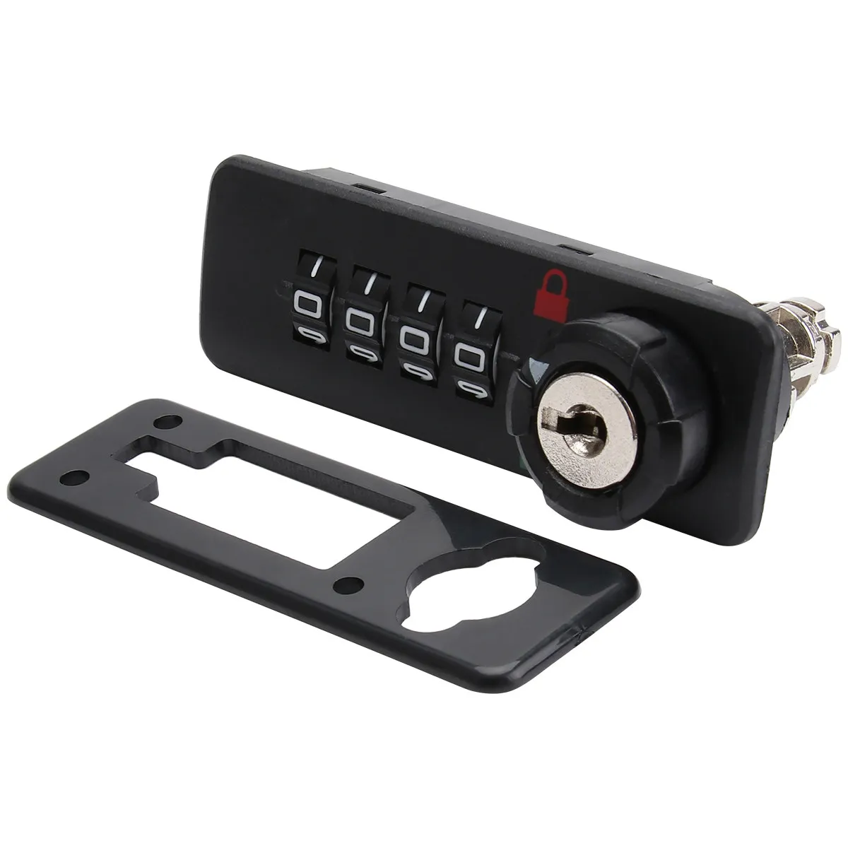 

4 Digit Copper Combination Lock Metal Cabinet Door Coded Locker for Barn Fingerprint