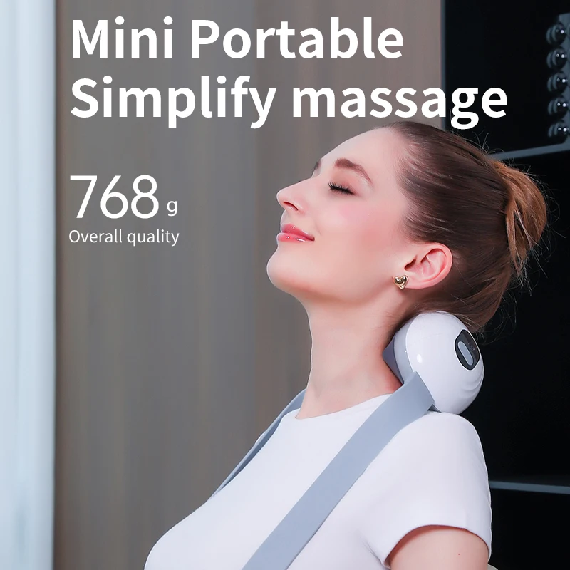 Vendita calda Tendenza Impastare Prodotti per il massaggio Massaggio riscaldante Shiatsu Rilassarsi Facile da usare Sollievo dal dolore Shiatsu Massaggiatore per collo e schiena