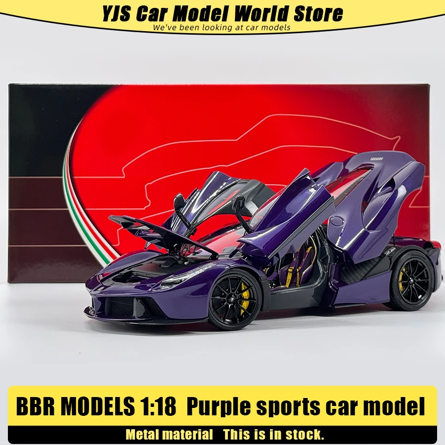 

BBR МОДЕЛИ 1/18 Фиолетовая модель автомобиля LaFerr Металлическая личная коллекция для праздничных подарков