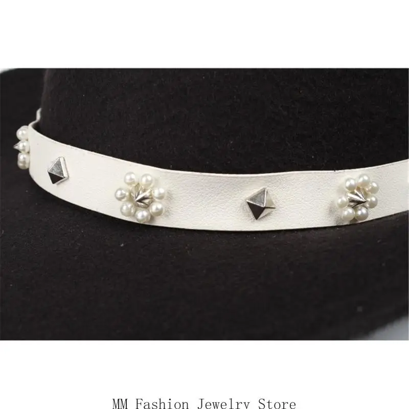 D0UB Lederhut Bands für Männer Damen Western Hat Belt Bands Western Bandgürtel