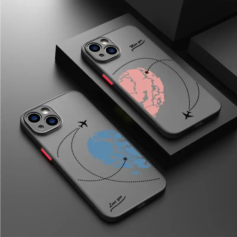 Luxury Premium Airplane Pattern Phone Case for iPhone 15 Pro Max 14 Plus 12 13 11 Pro Max SE 7 8 14 Pro XR XS X 15Pro 12 Mini