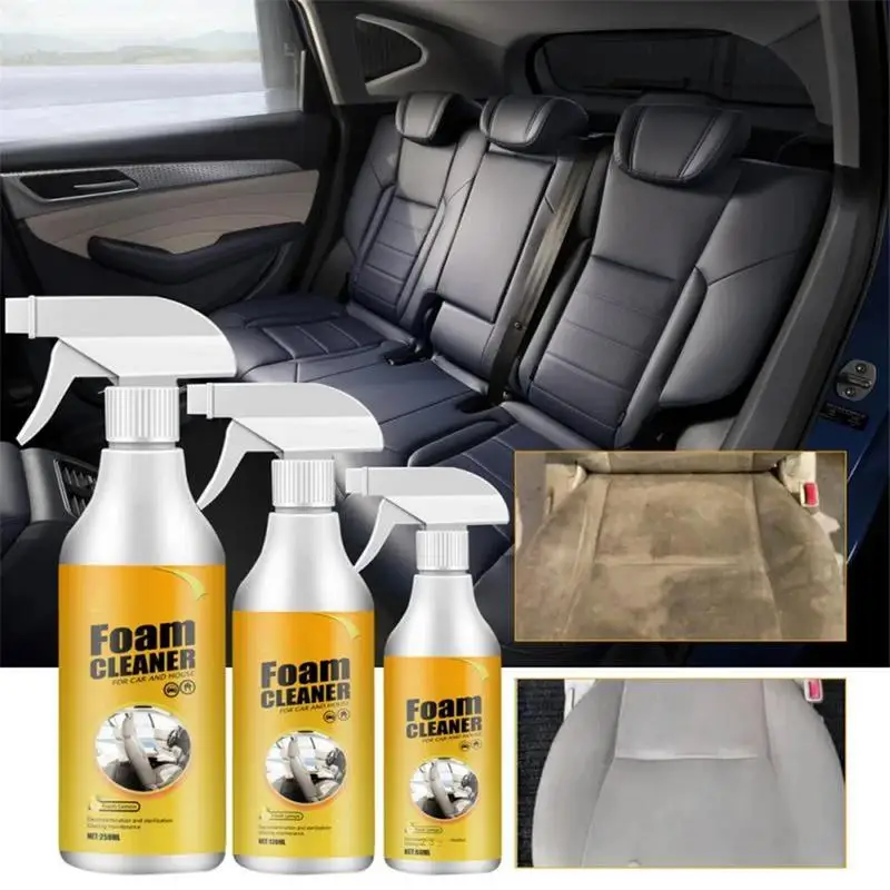 

Powerful Cleaning Sprayable Car Leather Cleaner Auto Interior Leather Cleaner Spray Car Detailing Leather Agent For Seats Boots