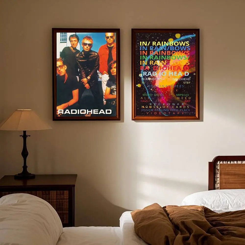ملصق R-RadioheadES روك آند رول رائع عالي الدقة جدار لاصق مقاوم للماء لغرفة المعيشة المنزلية وغرفة النوم والديكور الجمالي #6