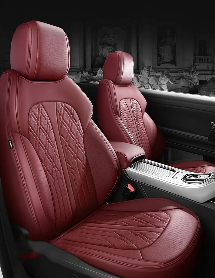 leather Car Seat Covers set For Porsche Cayenne 955 958 996 Macan Panamera Cayman 718 Boxster Car Accessories automotive goods