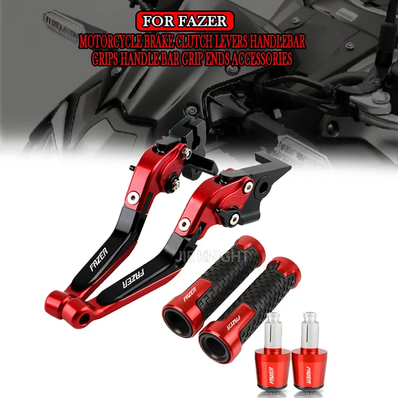 For FAZER 600 FZ6S FZ6N FZ6R FZ6FAZER 2004-2010 Motorcycle Accessories Clutch Brake Levers Protector Handlebar Grips Ends