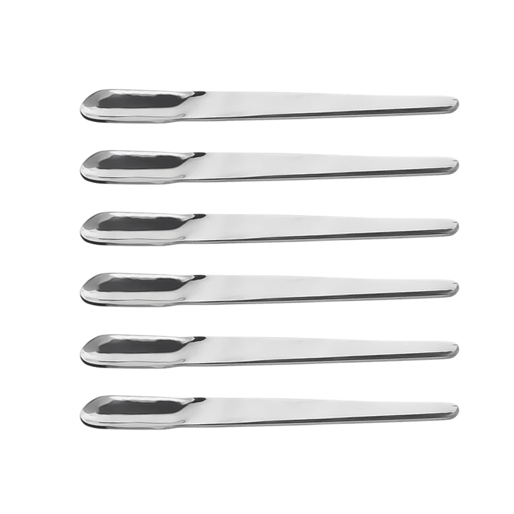 

6pcs Coffee Spoon Stainless Steel Espresso Mini Spoons Tableware Small Stirring Dessert Practical Kitchen Bar
