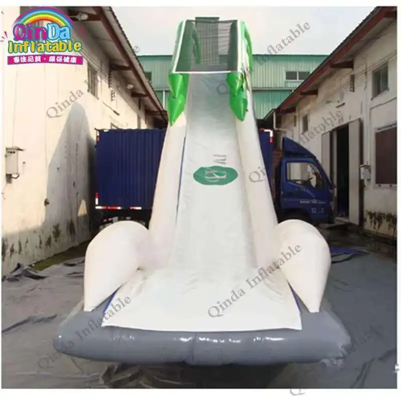 Dock Private Professional Inflatable Floating Yacht Slide,3M Height Inflatable Water Slide For Yacht