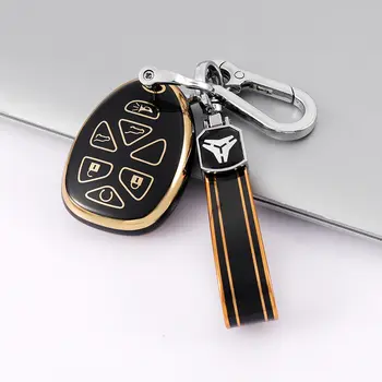 適用於雪佛蘭 Suburban、GMC Yukon(2010 年)、Tahoe(2007 年)、Traverse XL 和凱迪拉克 Escalade 的 TPU 汽車鑰匙套,配件鑰匙扣 10 最佳銷售 2008年雪佛蘭Tahoe - №9