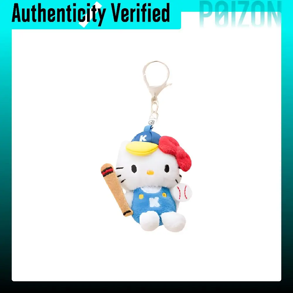 Hello Kitty Baseball Dolls Plush Charm 13cm Height 13cm In Length Hello Kitty-2407-