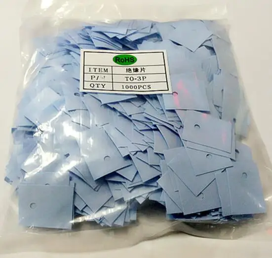 100 PCS Large TO-3P TO-247 Silicone Sheet Insulation Pads Silicone Insulation Film