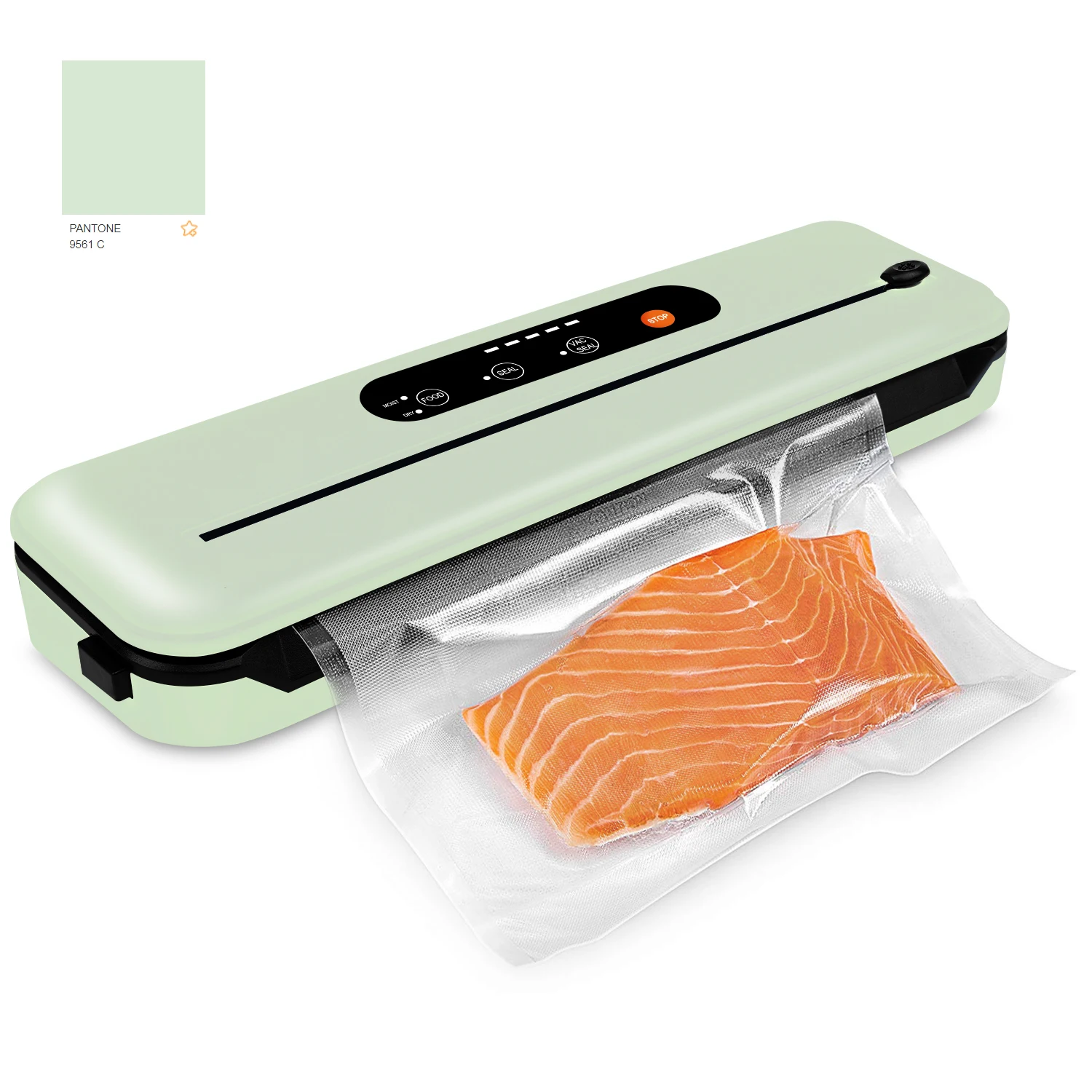 YUMYTH Electric Portable  Food Vacuum Sealer 220V Plastic Bag Sealer for Vacuum Packing