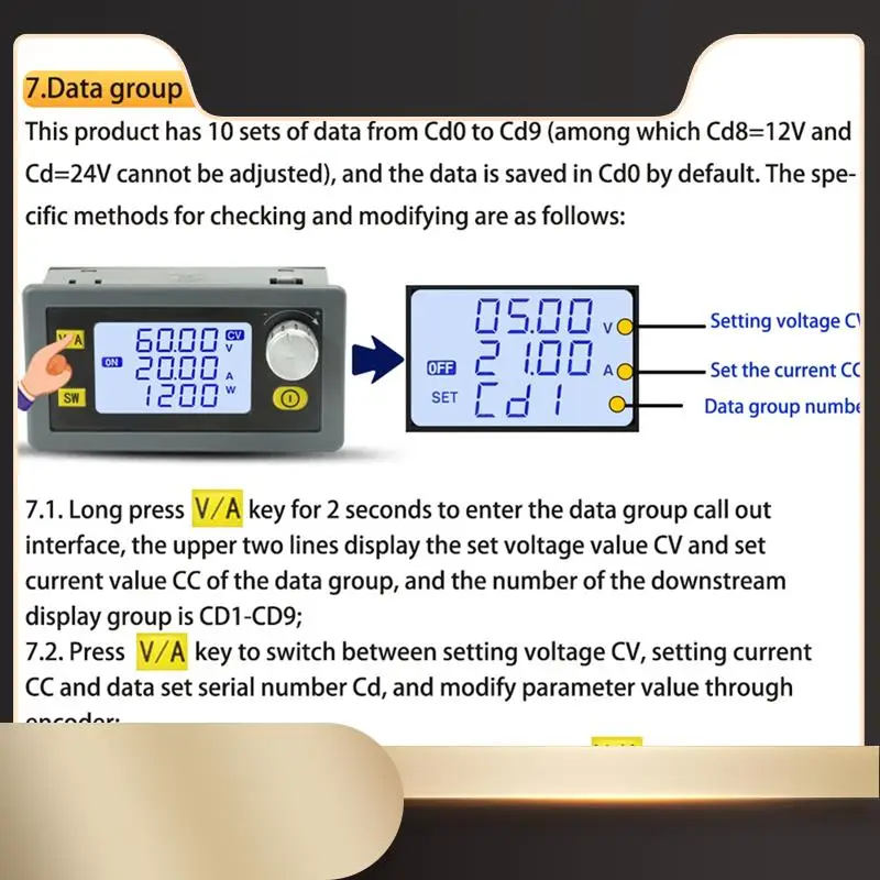 

XY6020L Регулируемый источник питания постоянного тока со стабилизированным напряжением и ЧПУ, понижающий модуль постоянного напряжения и тока-N36R