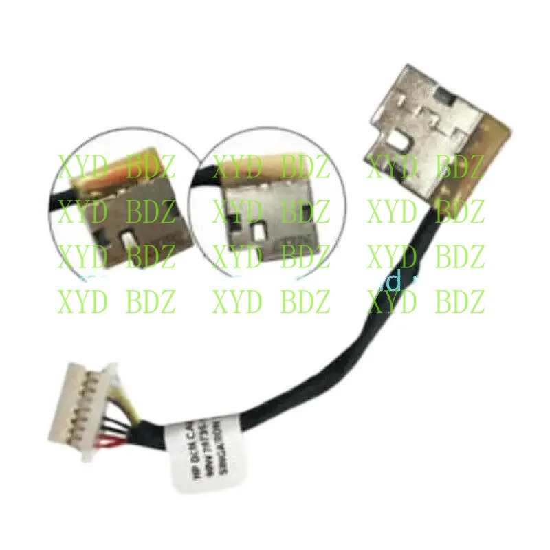 

DB A DC POWER JACK CABLE CONNECTOR for HP 14-ck0052cl 14-ck0061st L23188-001 799735 -Y51