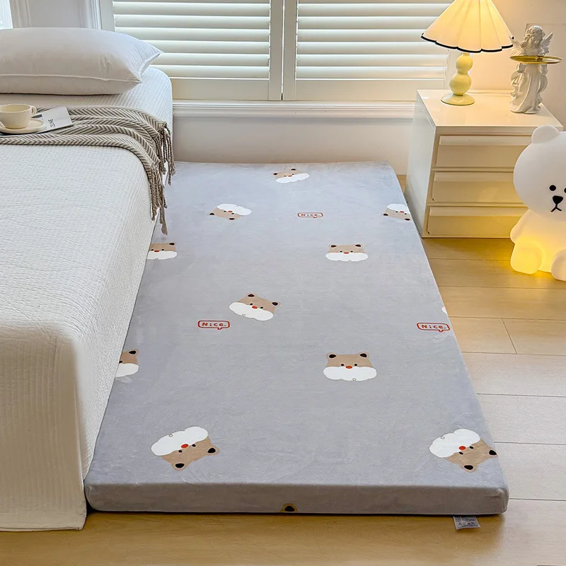 Thick Cartoon Memory Foam Floor Mat Milk Velvet Printed Crawling Rug Silicone Anti Slip Bottom Washable Cm Or Padding Bedroom