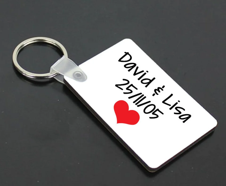 Personalized Photo Keychain Custom DIY Picture Key Ring Customizable Photo Key chain Souvenir Gifts for Couples Family Daily Use view 4