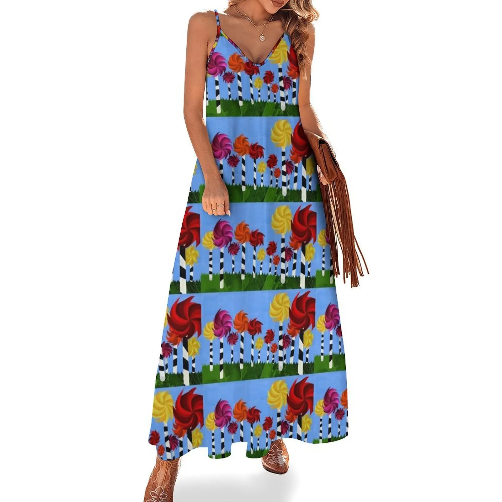 

Dr Seuss' Truffula Forest Sleeveless Dress dress korean style dresses with long sleeves Summer dresses for women women dress