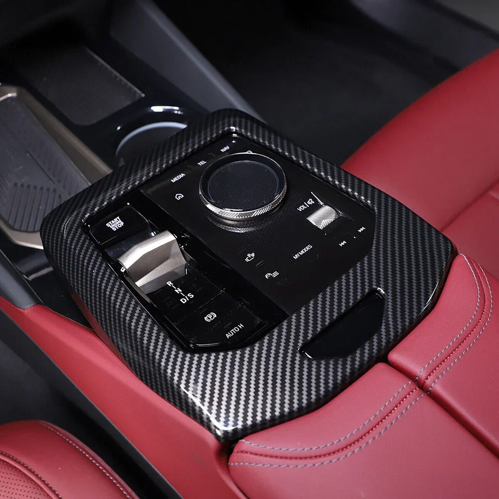 Covers Existing Scratches Vehicle Interior Upgrade Carbon Fiber Console Trim Luxurious Design Protects Against Fading