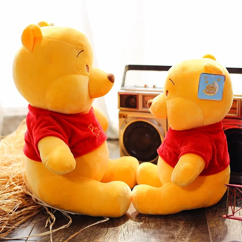 Potdemiel novo winnie the pooh brinquedos de pelúcia macio recheado kawaii anime elf boneca dos desenhos animados pooh urso boneca de pelúcia presente aniversário