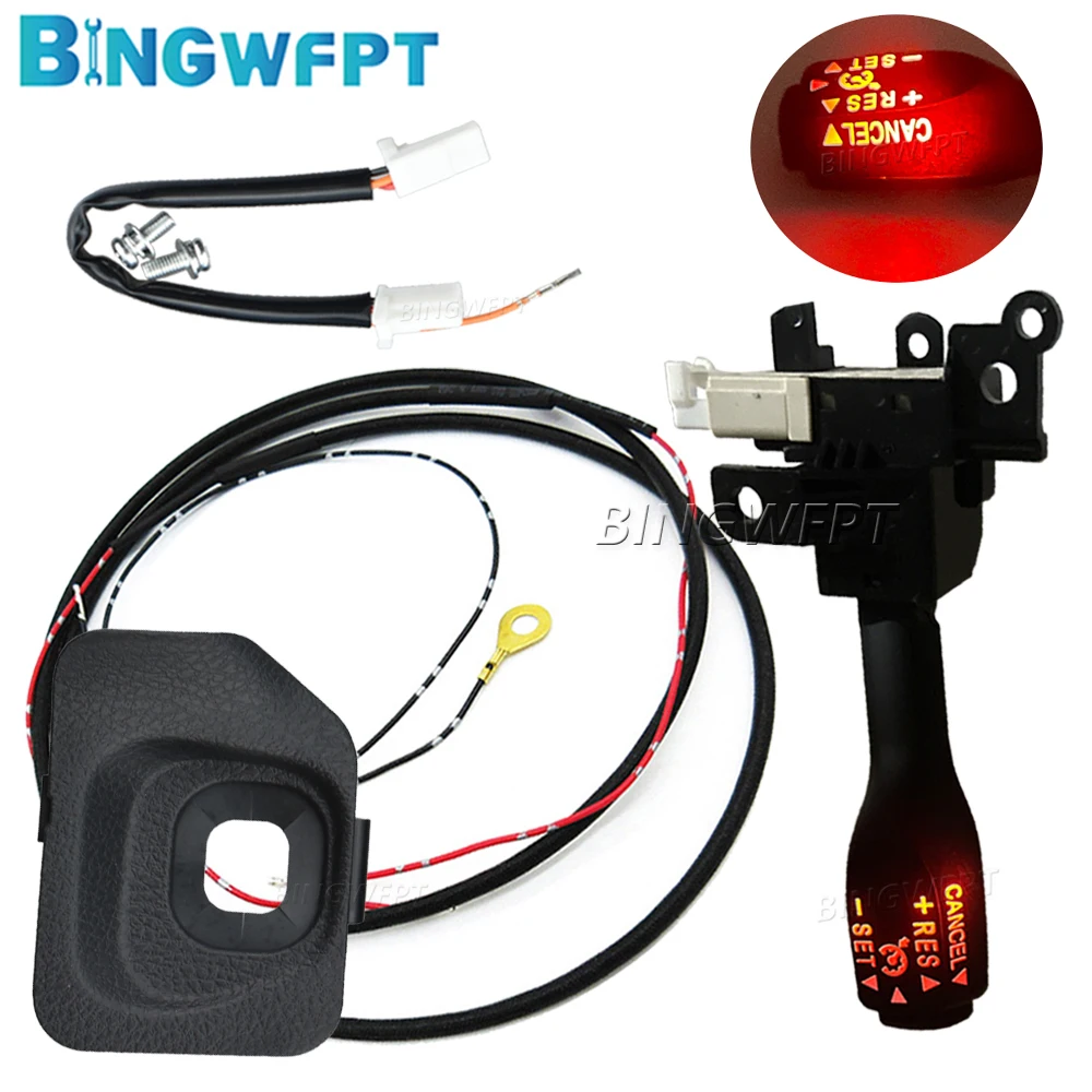 

45186-0E070-C0 84632-34011 For Toyota Highlander 2015-2017 With Four Backlight Cruise Control Switch + Cover With Wires Screws