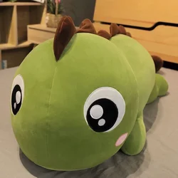 Juguete de peluche de dinosaurio grande para niños, almohada de tres colores para dormir, cama bonita, sofá, muñeca de tela súper suave, regalo para niños, 100cm