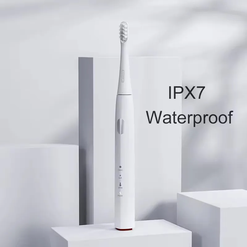 Электрическая зубная щетка Sonic DR.Bei Y1, 3 модели, IPX7, водонепроницаемая, автоматическая, для чистки полости рта, перезаряжаемая щетка с 2 головками для XiaoMi