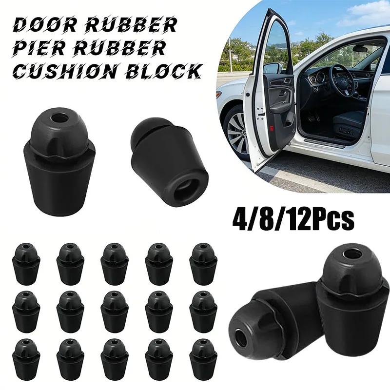 

Car Door Bumper Guards Rubber Slam Stopper Sticker Pad Absorber Anti-Scratch Buffer Blocks Silent Protection Car Accessories