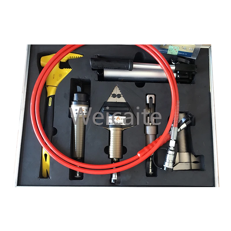 Abridor de puerta hidráulico con herramienta de entrada forzada de rescate