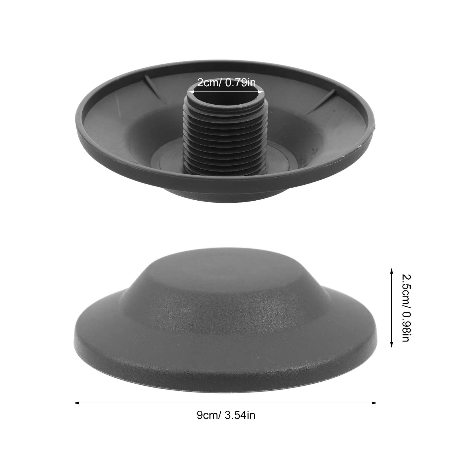 Patio Umbrella Cap Thickened Plastic Top for Middle Pole Banana Roma Umbrellas Outdoor Replacement Finial Repair Part Shade