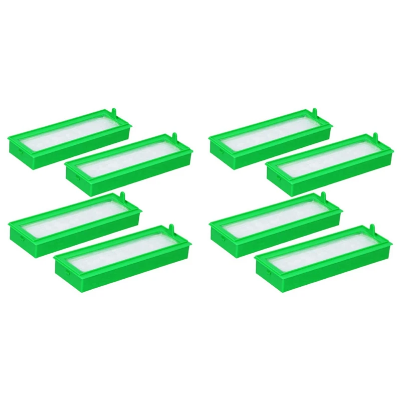 掃除機のゴミ箱用の Vorwerk Kobold VR200 および VR300 ロボット掃除機に適した 8 つのフィルター