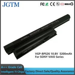 JGTM BPS26 Laptop Battery f or for Sony Vaio VGP-BPL26 VGP-BPS26 VGP-BPS26A SVE14A SVE15 SVE17 VPC-CA VPC-CB VPC-EG VPC-EH 10.8V