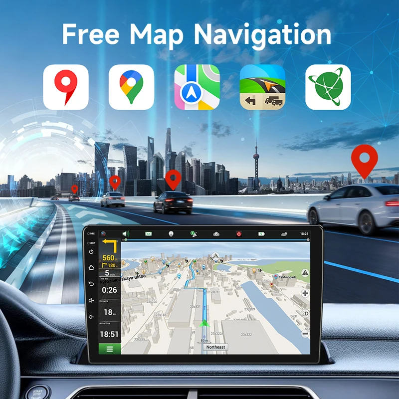 Srnubi 2 Din para Audi A6 C5 1997-2004, Navegación GPS, Radio para Auto con Android Auto, Unidad Principal Multimedia, Carplay, WIFI, 4G, Botón de Luz, Compatible con SWC, Bluetooth 5.4, Accesorios para Sistemas Inteligentes de Automóviles 5