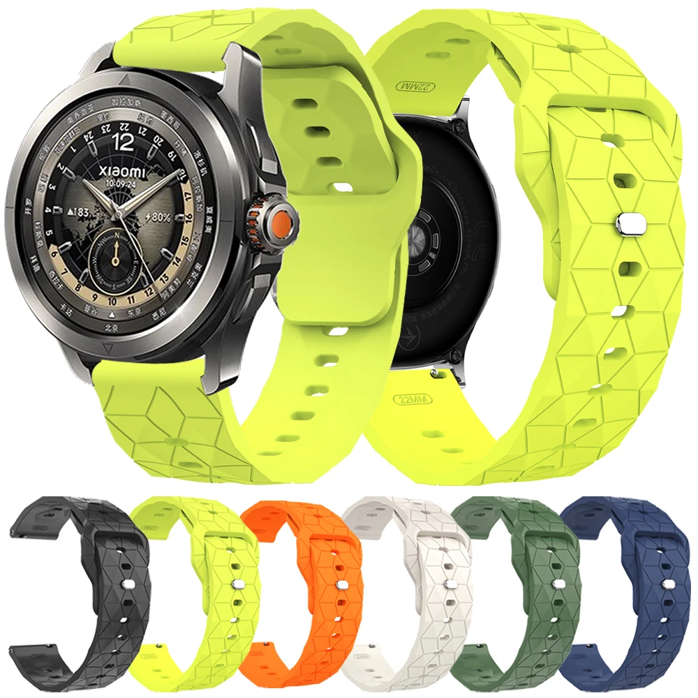 حزام لساعة Xiaomi S4 S3 S2 S1 Active/Mi Watch 2 Pro/Color 2 حزام سيليكون رياضي لـ Amazfit BALANCE 2/Bip 6 5 22 مللي متر Correa #1