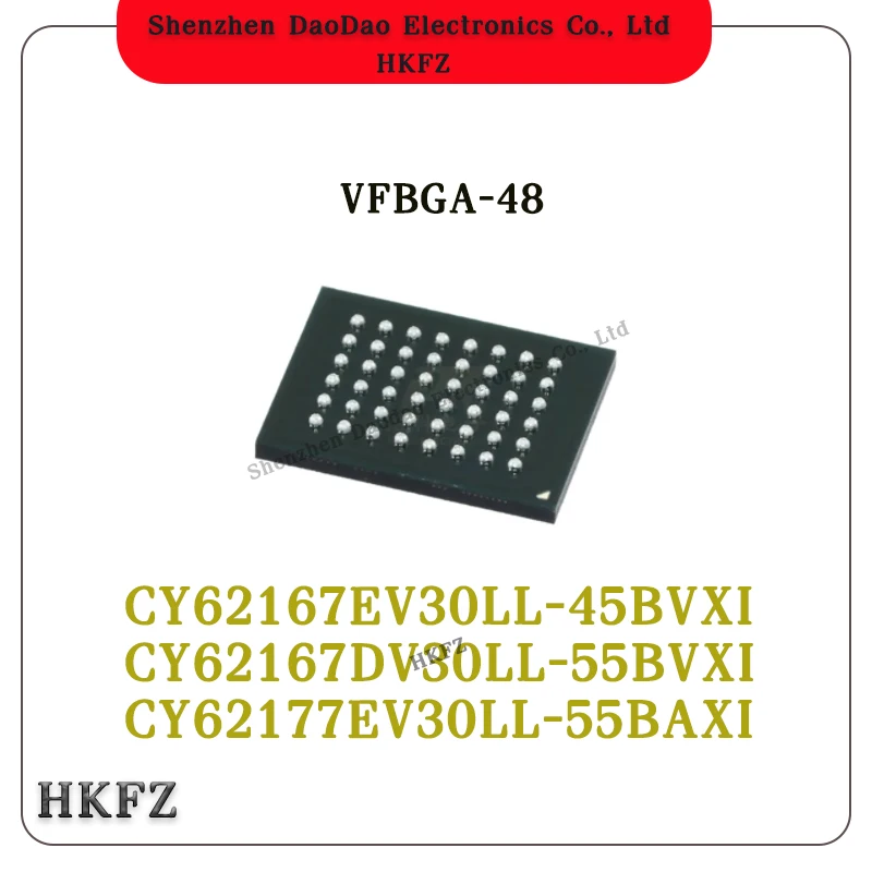 

CY62167EV30LL-45BVXI CY62167DV30LL-55BVXI CY62177EV30LL-55BAXI IC Chip VFBGA-48