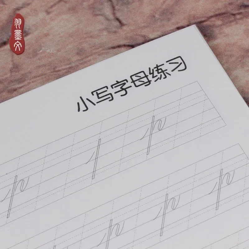 Beginner Calligraphy Practice Workbook - Elegant Carving Script Copybook -14+age group, learn exquisite writing skills