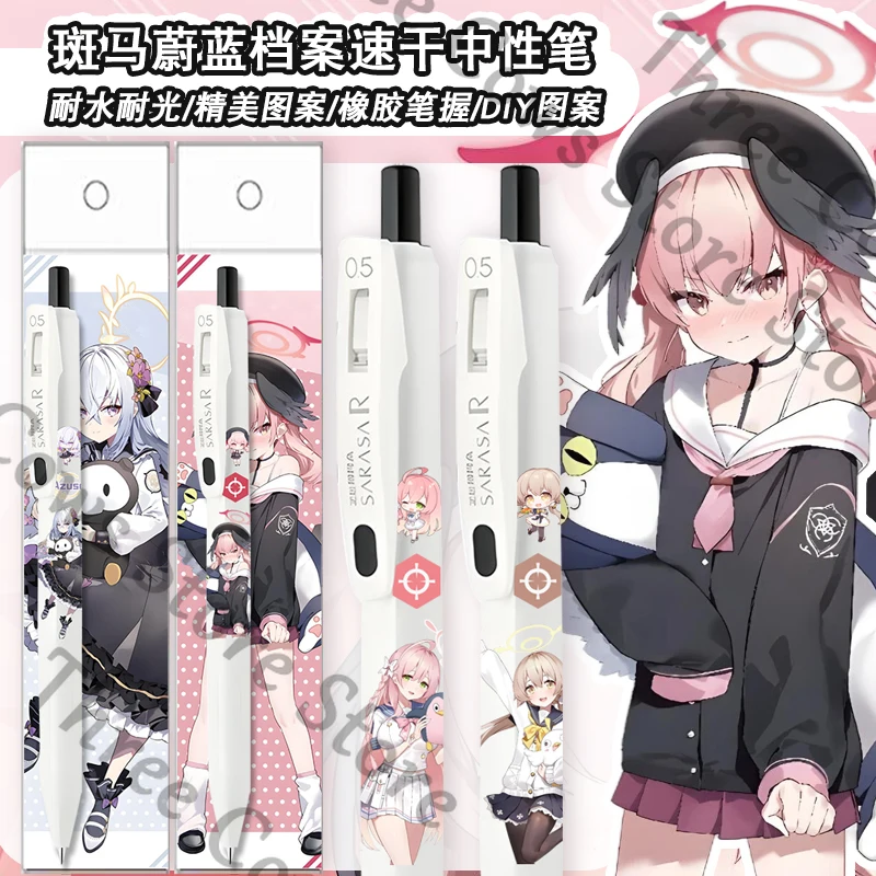 Anime Blue Archive Shimoe Koharu Shirasu Azusa Urawa Hanako   Ajitani Hifumi Cosplay 0.5mm Student Gel Pen Fans Gift