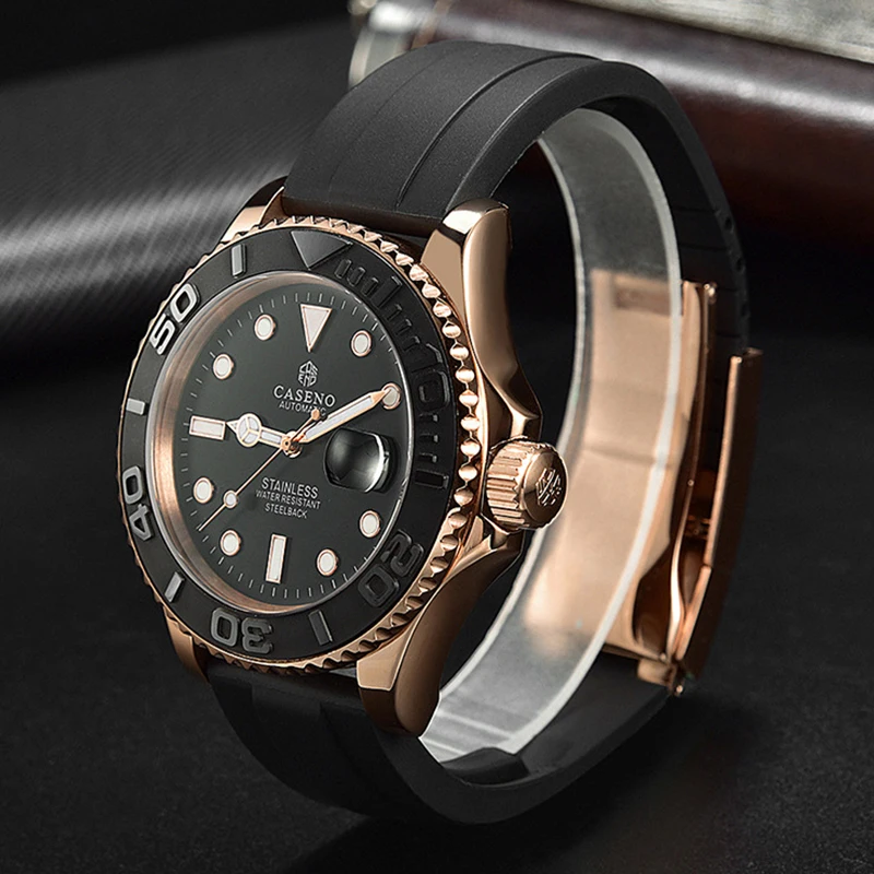 Uhr Edelstahl Kalender